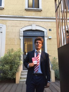 Outside Accademia Gualtiero Marchesi