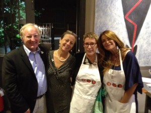 Tim & Katie with some Milanese