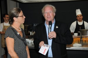 Tim Tuten takes the mic.